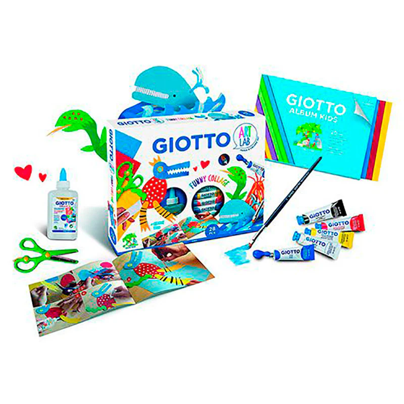 Caja Creativa Art Lab Funny Collage Giotto - Image 2