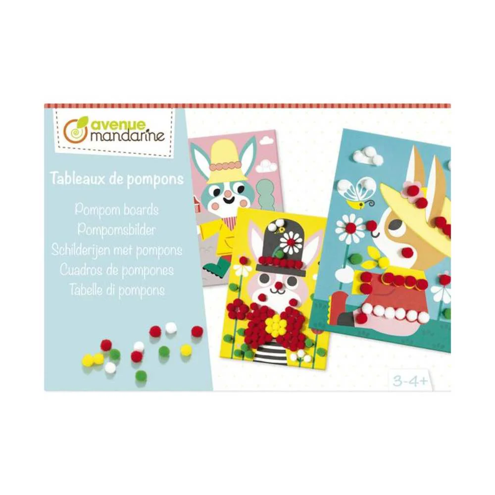 Caja Creativa Cuadros Pompones Avenue Mandarine - Image 2