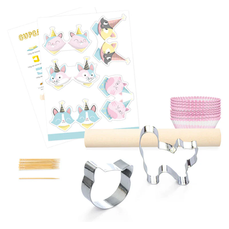 Caja Creativa Happy Cakes Recetas y Accesorios Gatos Avenue Mandarine - Image 2