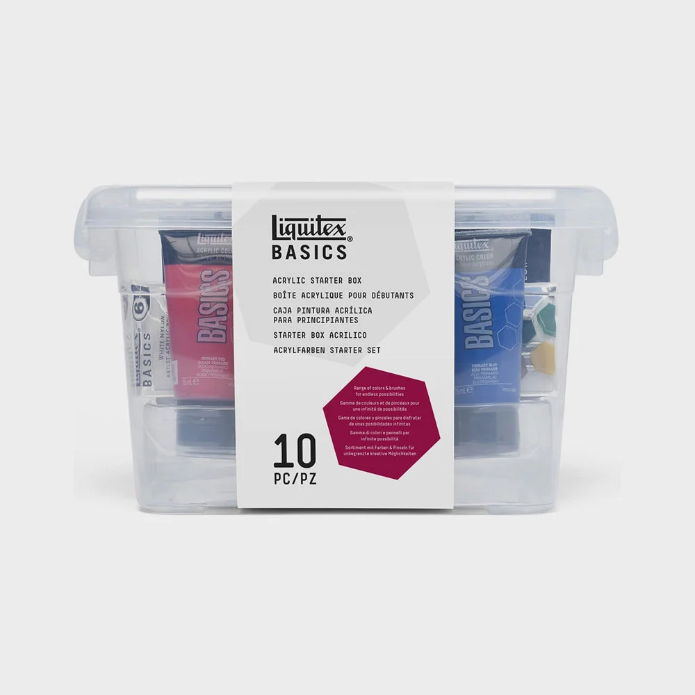 Caja de Acrílicos 9 tubos 75ml Liquitex - Image 3