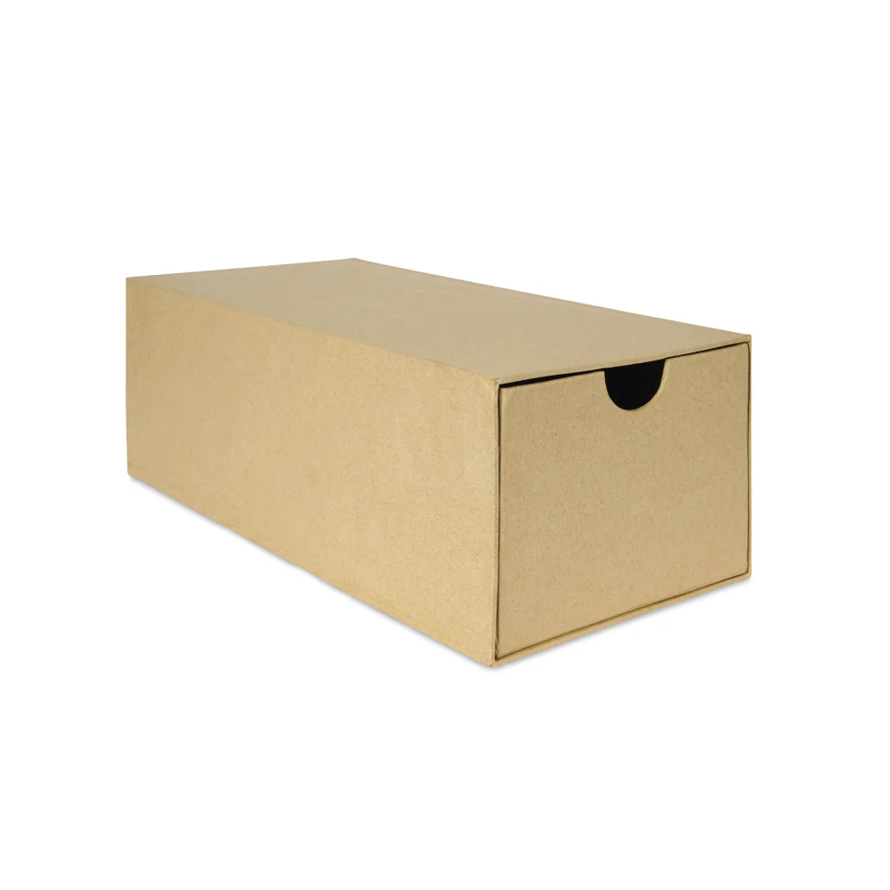 Caja de Cartón Rectangular con Cajón Decopatch