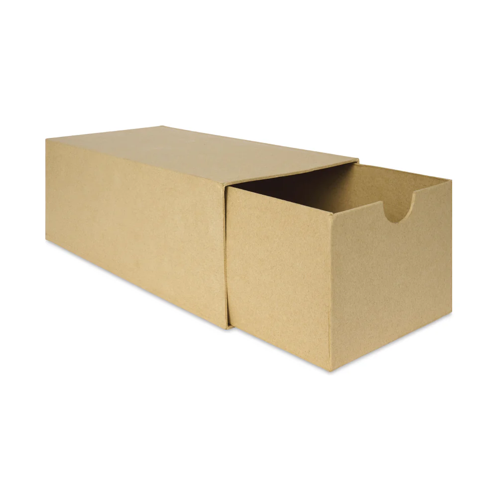 Caja de Cartón Rectangular con Cajón Decopatch - Image 2