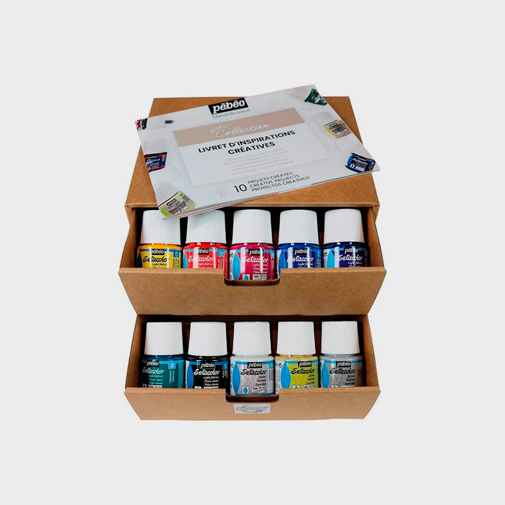 Caja Pintura para Tela Setacolor Pebeo