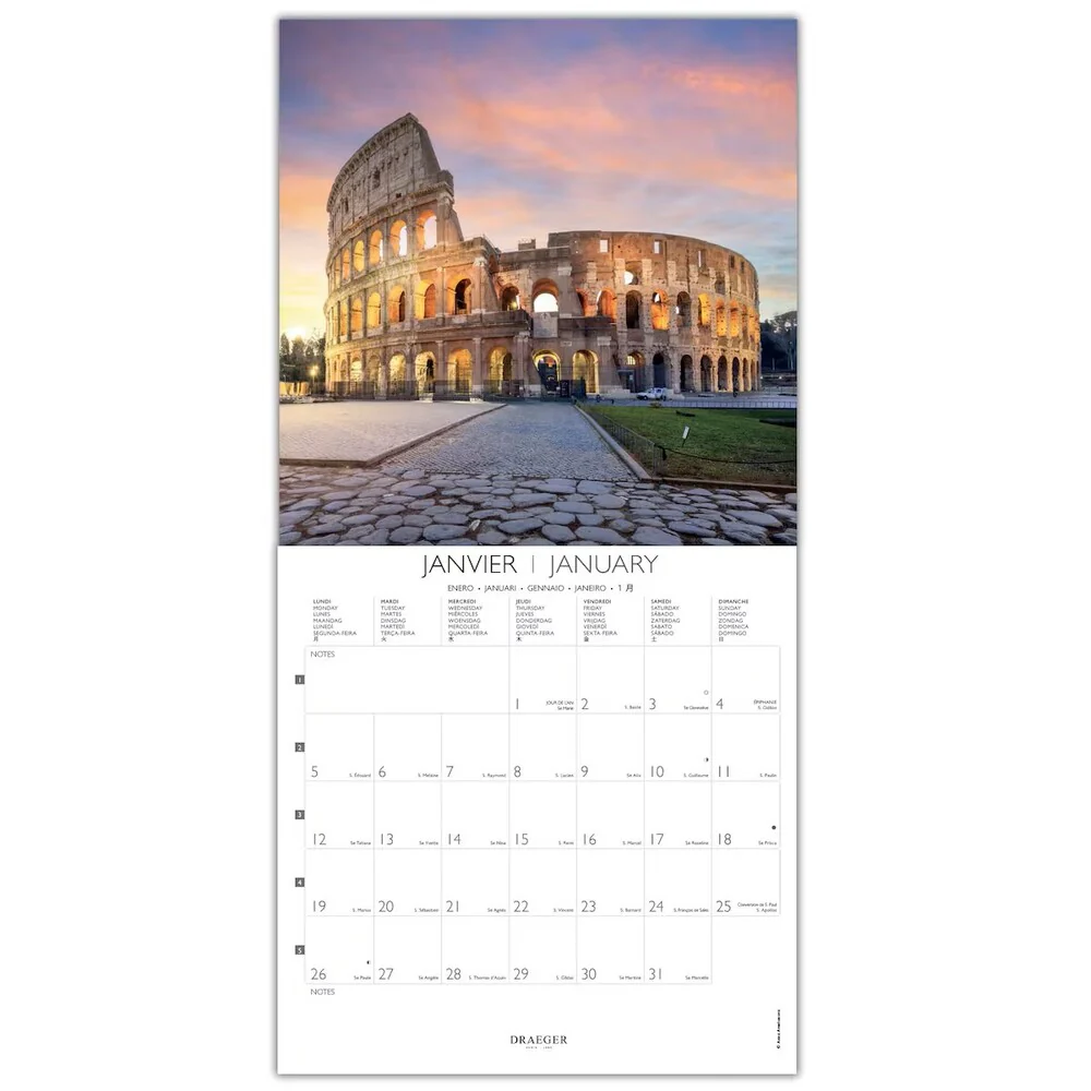 Calendario 2026 Grande Europa Draeger - Image 2