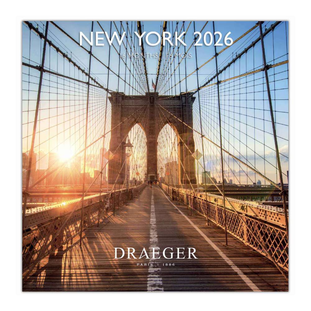 Calendario 2026 Grande New York Draeger