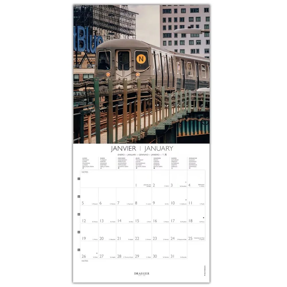 Calendario 2026 Grande New York Draeger - Image 2
