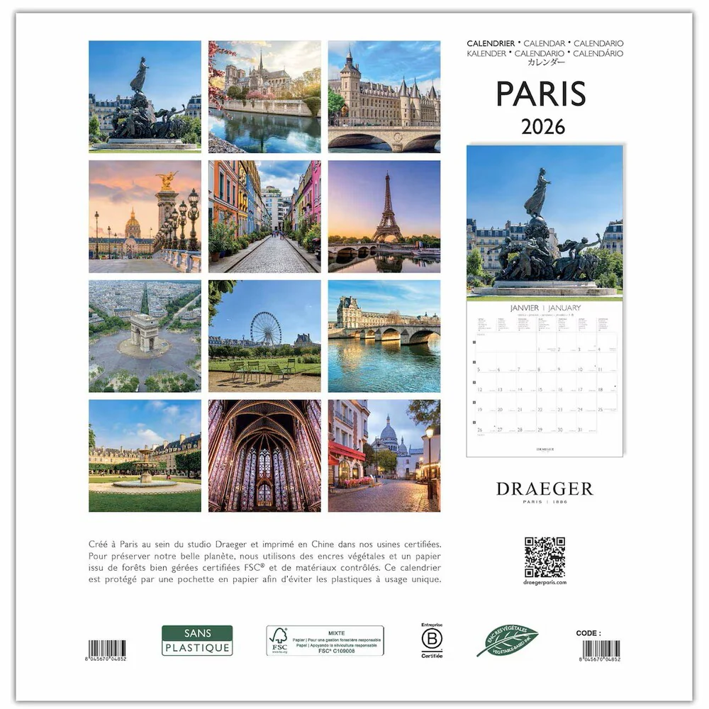 Calendario 2026 Grande París Draeger - Image 2
