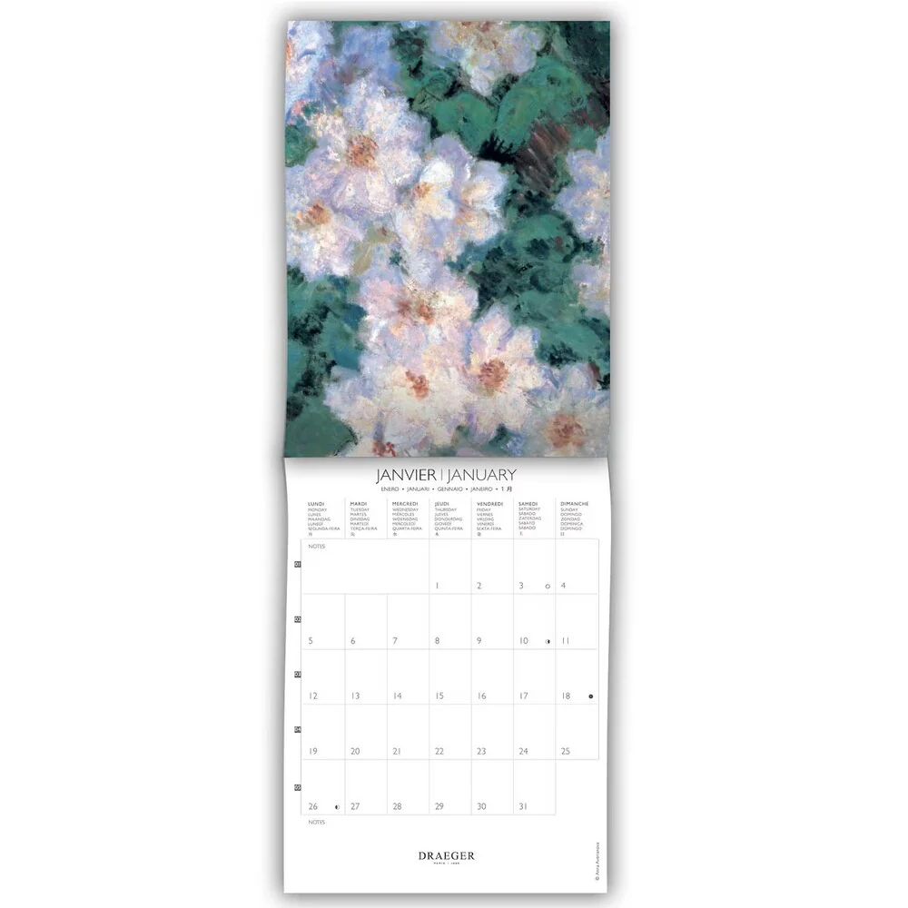 Calendario 2026 Pequeño Monet Draeger - Image 2