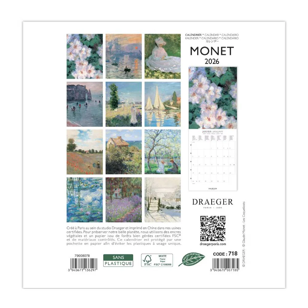 Calendario 2026 Pequeño Monet Draeger - Image 3