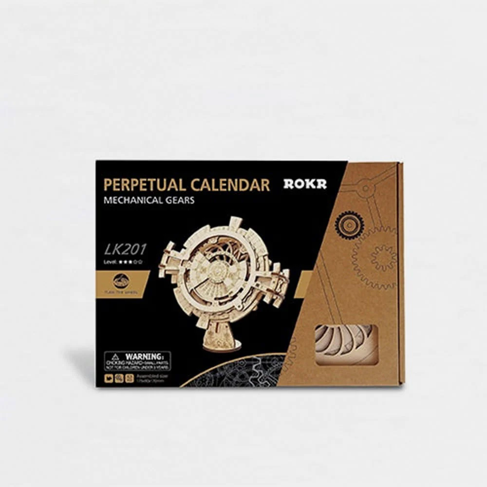 Calendario Perpetuo de Madera Robotime - Image 2