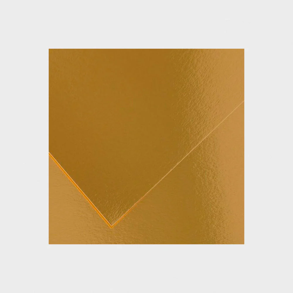 Cartulina Iris Oro 50x65 185gr Canson
