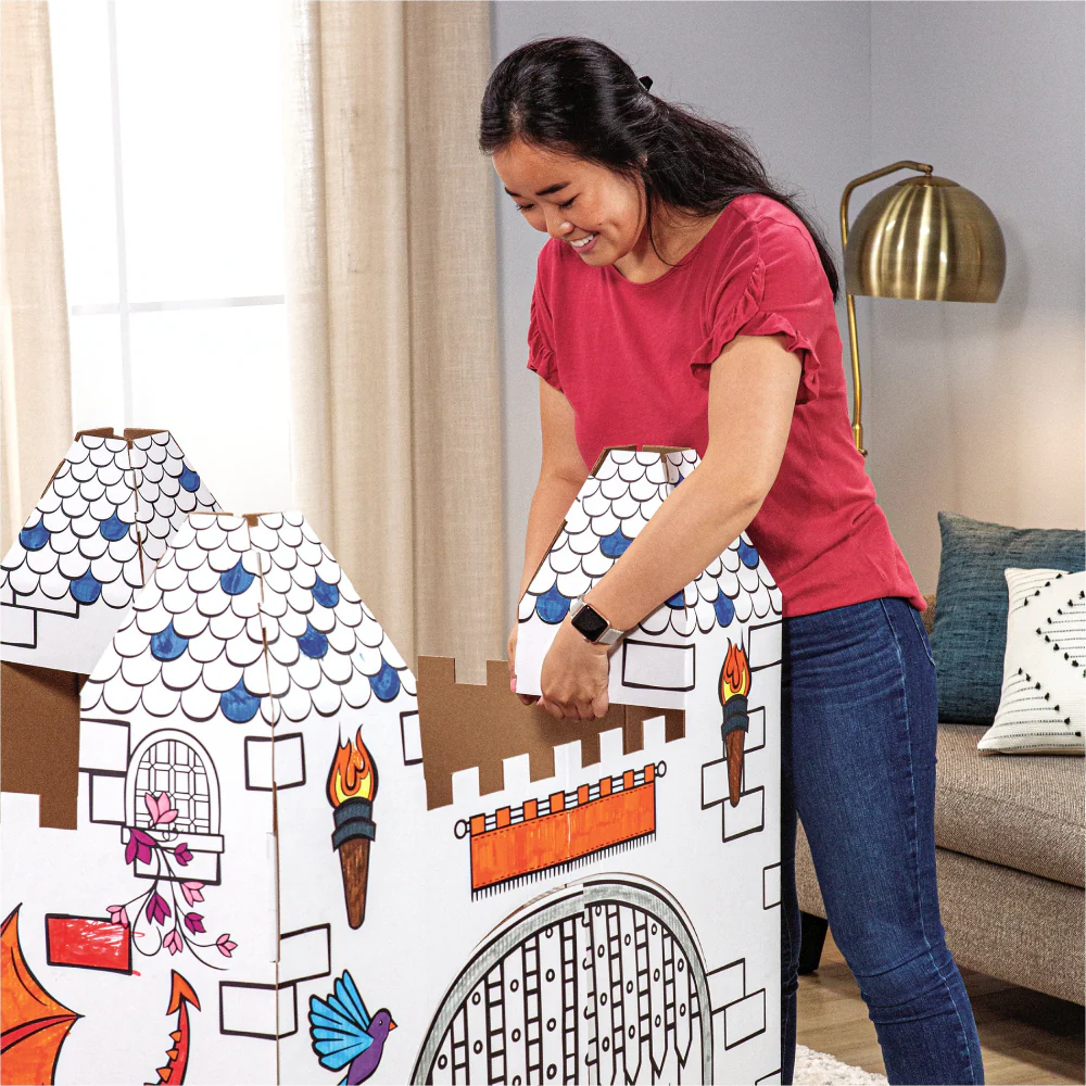 Castillo de Cartón para Pintar Infantil - Image 3