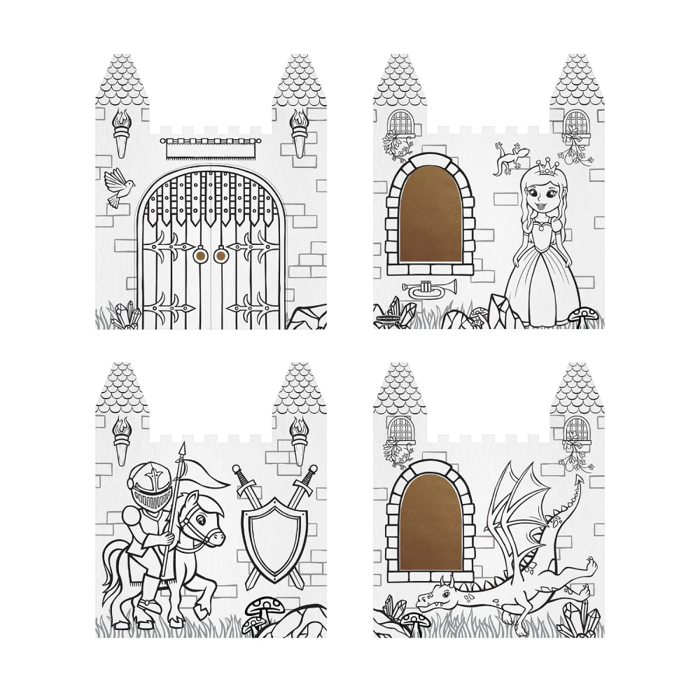 Castillo de Cartón para Pintar Infantil - Image 4