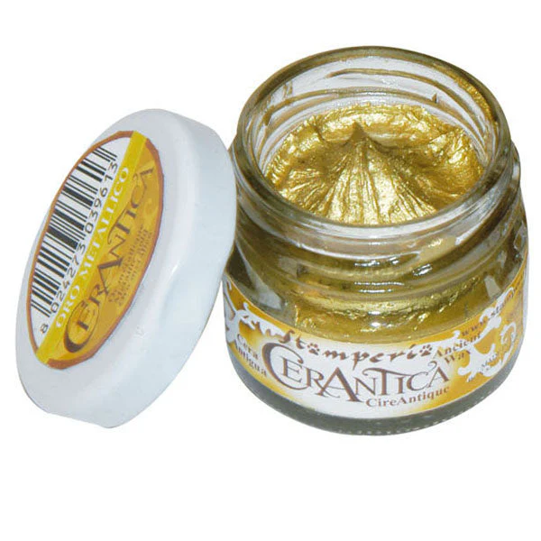 Cera Antigua Oro Metálico 20ml Stamperia