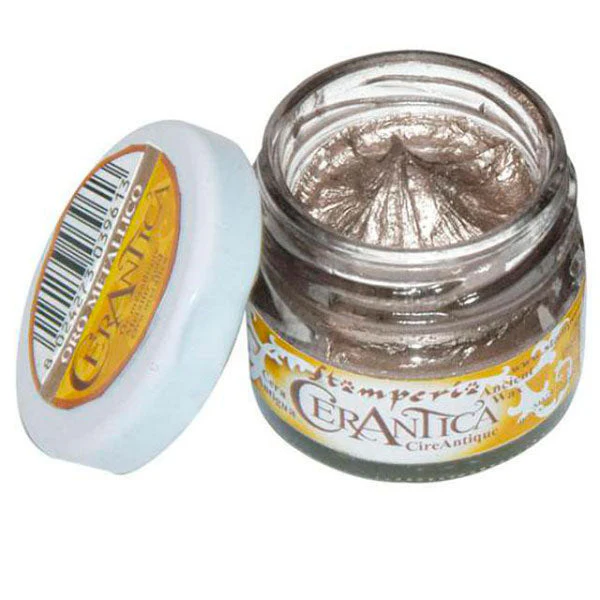 Cera Antigua Plata Metálico 20ml Stamperia