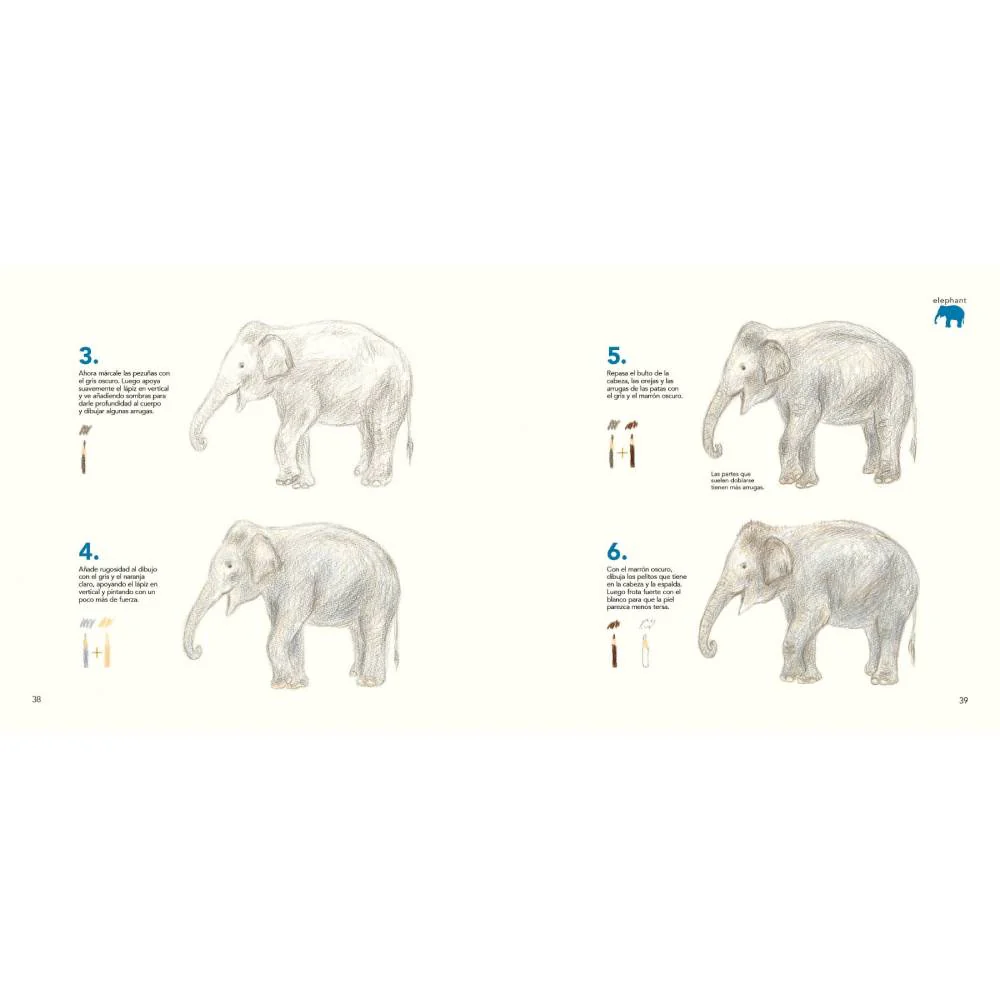 Cómo son los animales y cómo dibujarlos: Lápices de colores - Image 2
