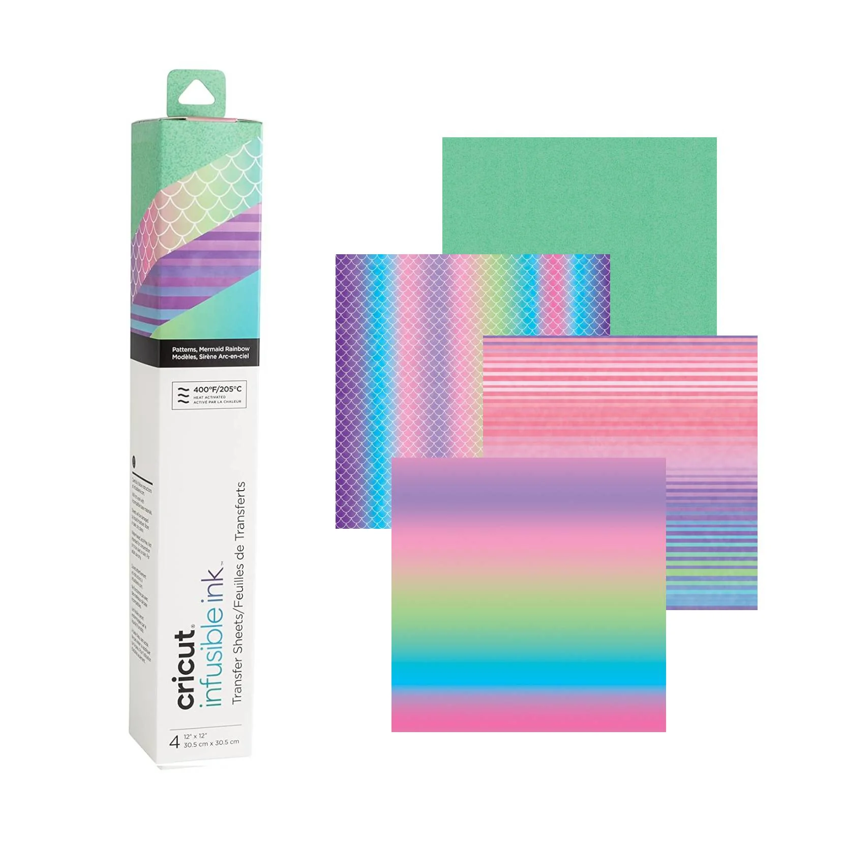 Cricut Set 4 Hojas Infusible Ink Pattern - Image 2