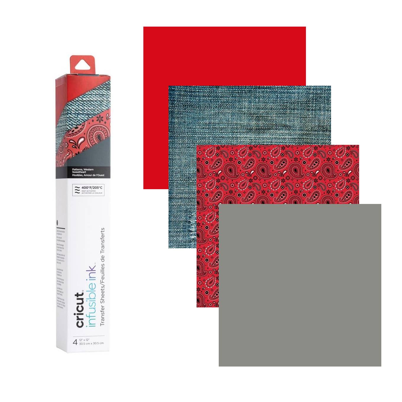 Cricut Set 4 Hojas Infusible Ink Pattern - Image 3