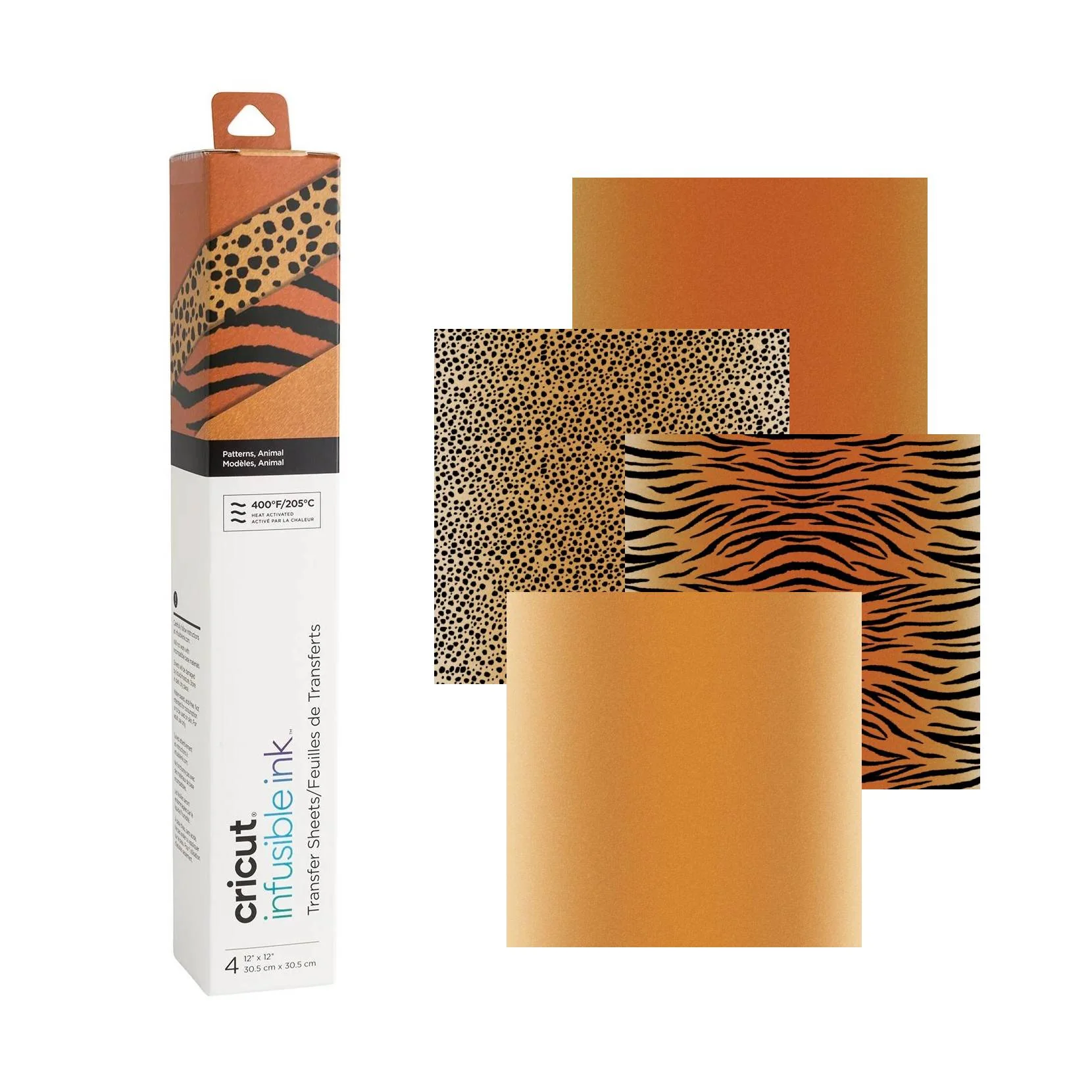 Cricut Set 4 Hojas Infusible Ink Pattern - Image 5