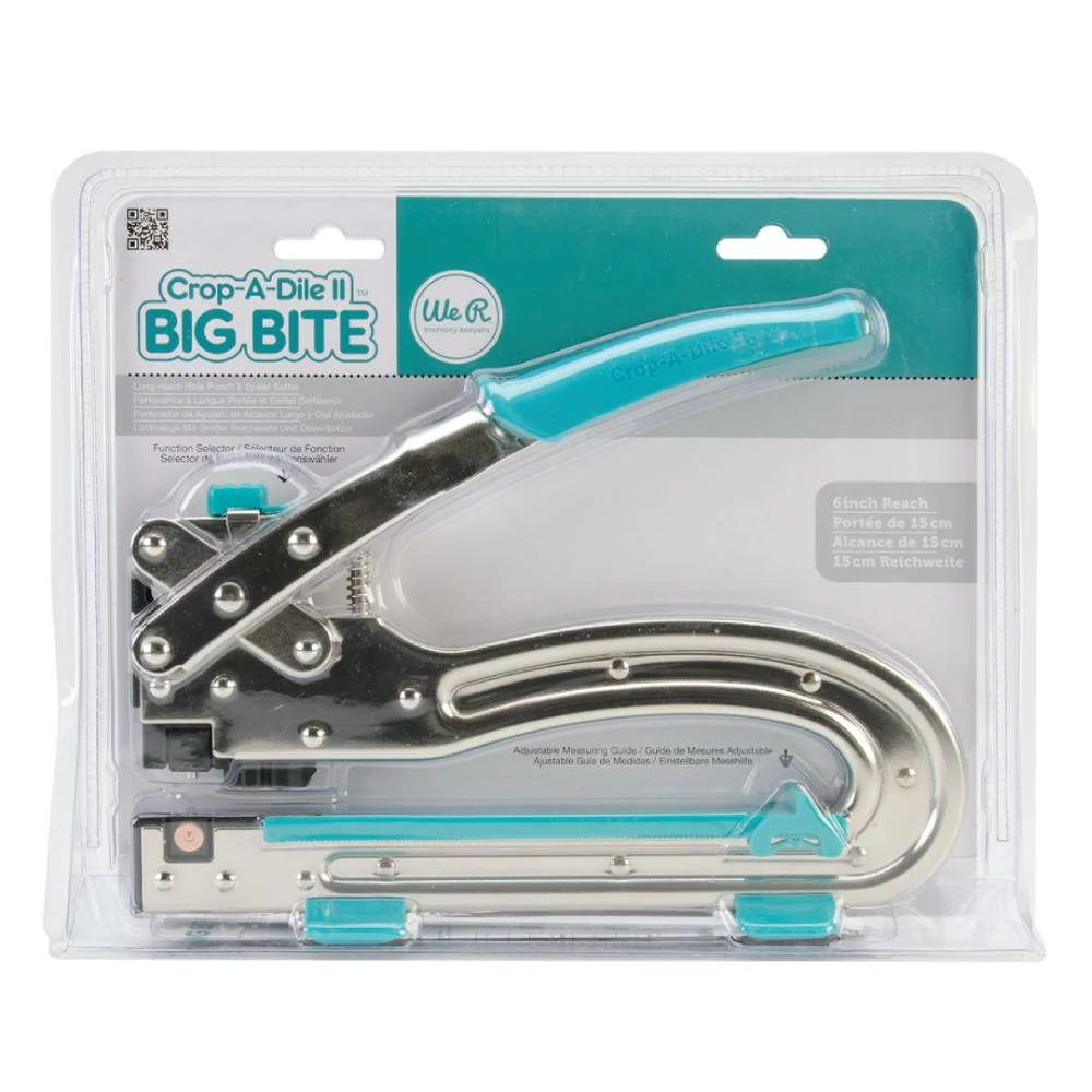 Crop-a-Dile Big Bite II Blue We R Makers - Image 2