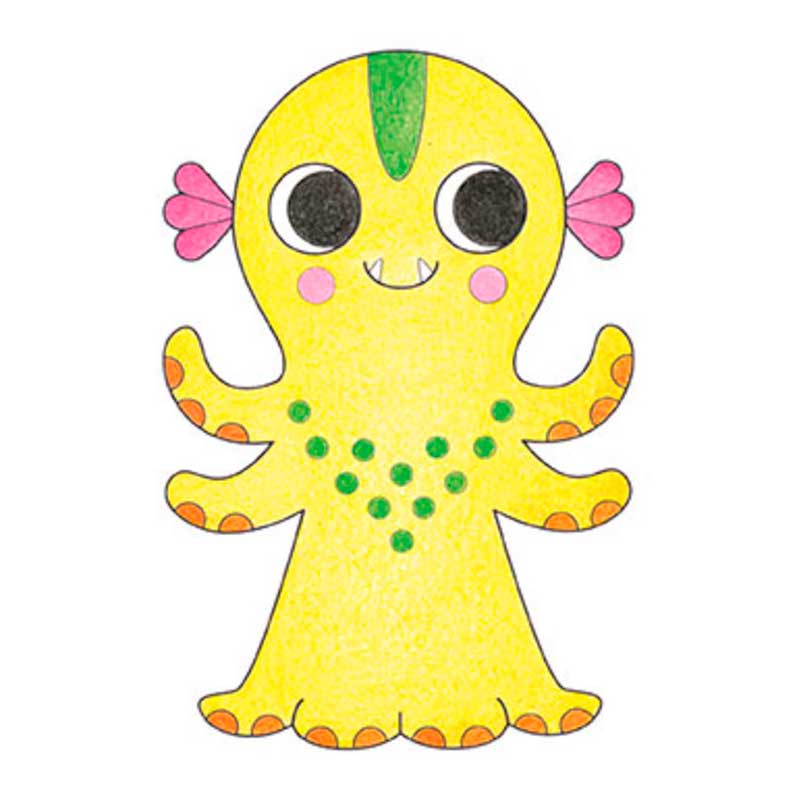 Cuaderno Colorear Animales Fantásticos Graffy Puppet - Image 2