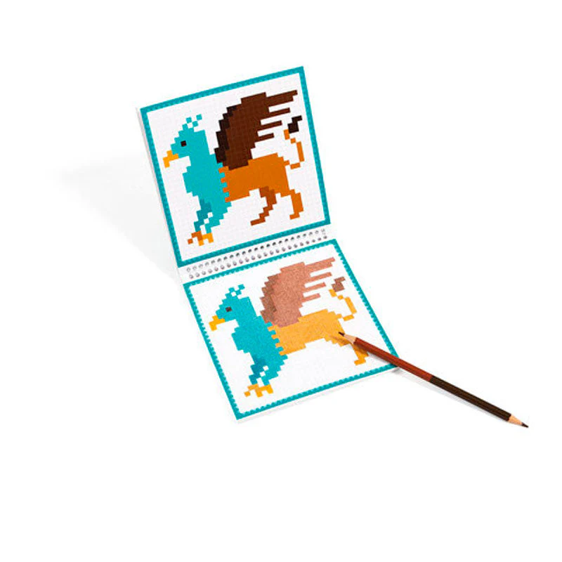 Cuaderno Colorear Criaturas Fantásticas Graffy Pixel - Image 2