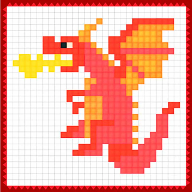 Cuaderno Colorear Criaturas Fantásticas Graffy Pixel - Image 3