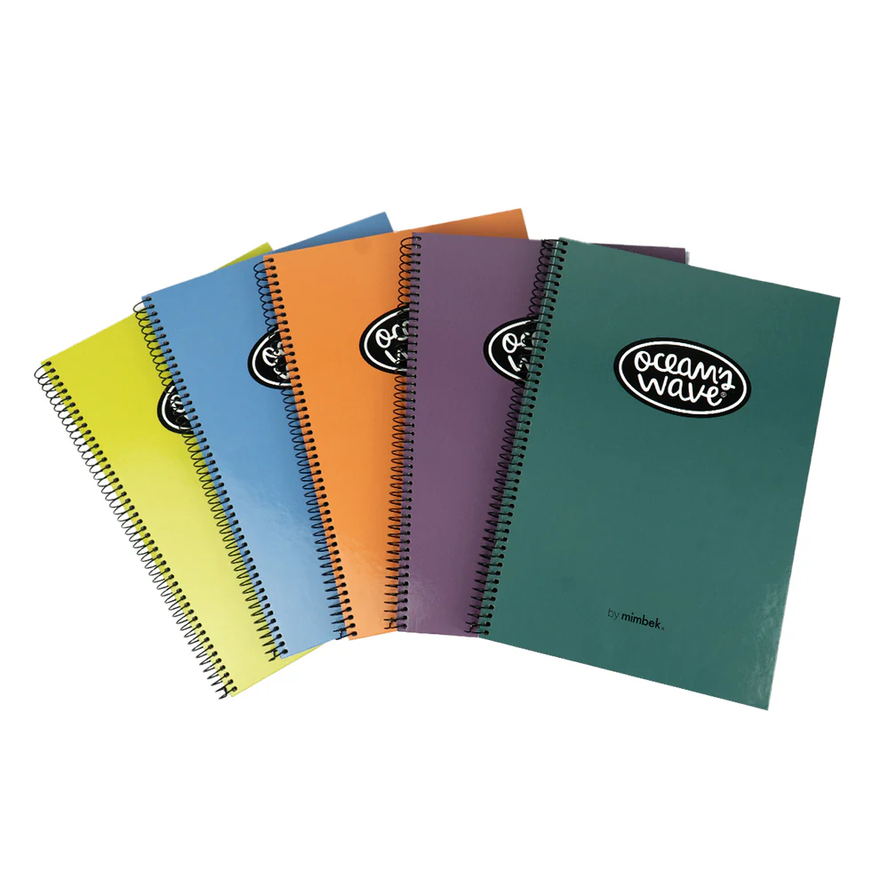 Cuaderno Cuadrícula A4 Tapa Flexible Tendencia Ocean's Wave - Image 2