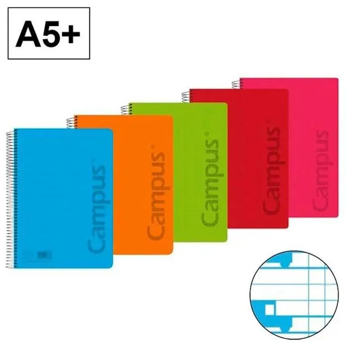 Cuaderno Cuadriculado A5 Campus