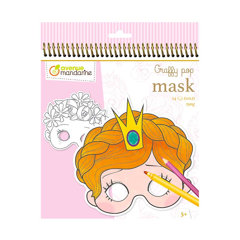 Cuaderno de Colorear de Máscaras - Image 2