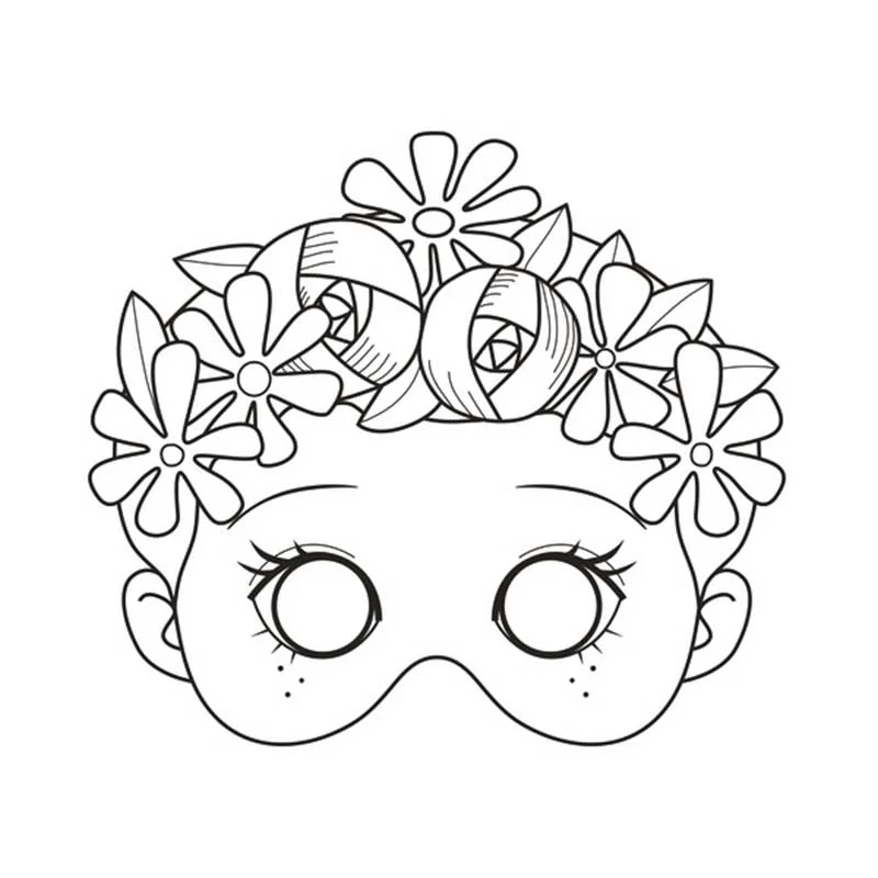 Cuaderno de Colorear de Máscaras - Image 3