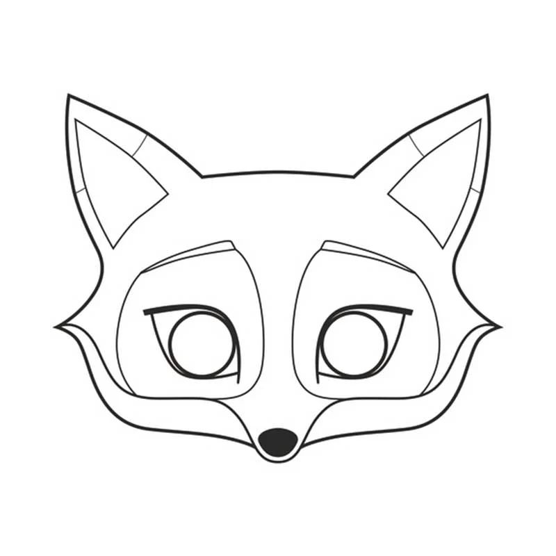 Cuaderno de Colorear Máscaras de Animales - Image 2