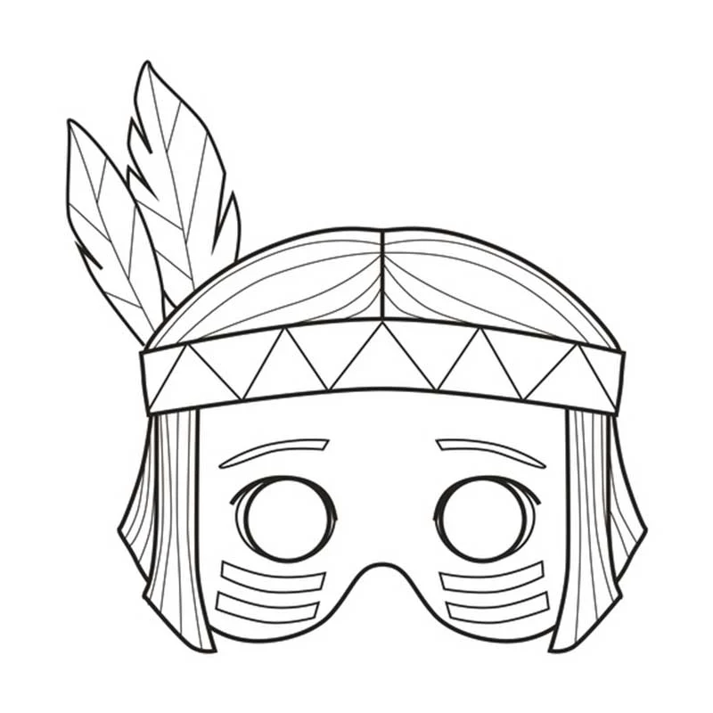 Cuaderno de Colorear Máscaras de Niño - Image 2
