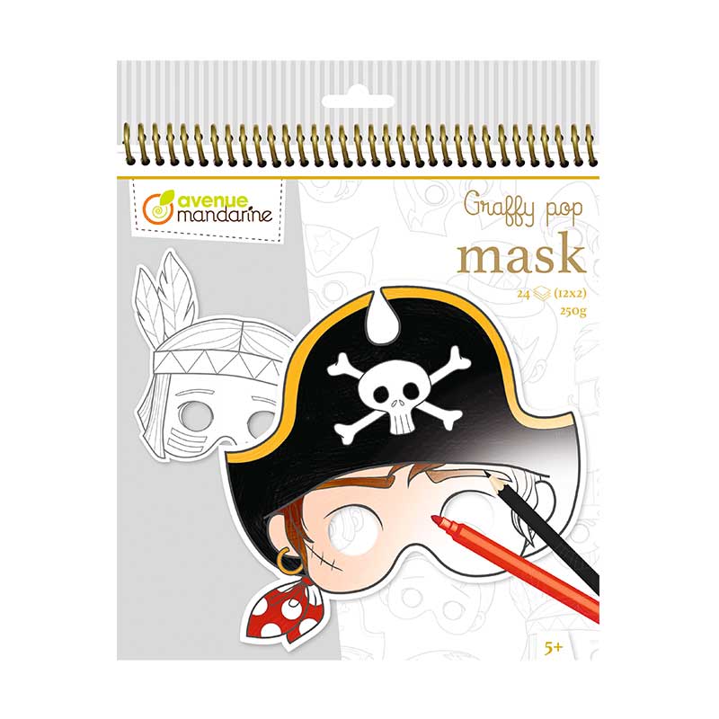 Cuaderno de Colorear Máscaras de Niño - Image 3