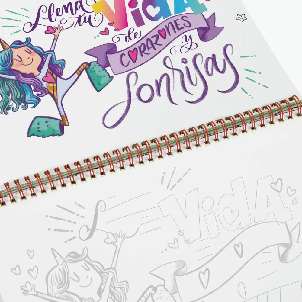 Cuaderno Lettering A4 Unicornio - Image 5
