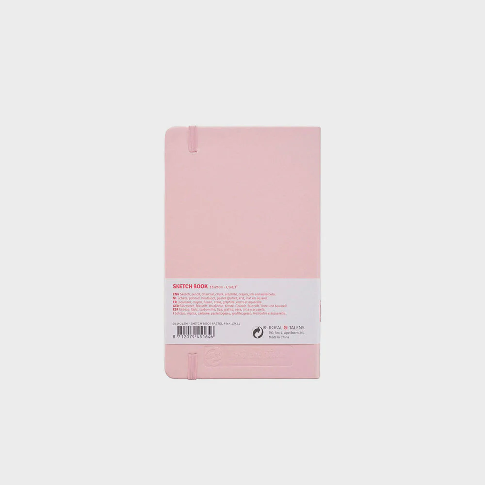 Cuaderno Sketch Book Rosa Pastel 13X21cm Art Creation - Image 3