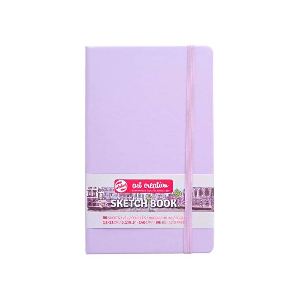 Cuaderno Sketch Violeta Pastel 13x21 Art Creation