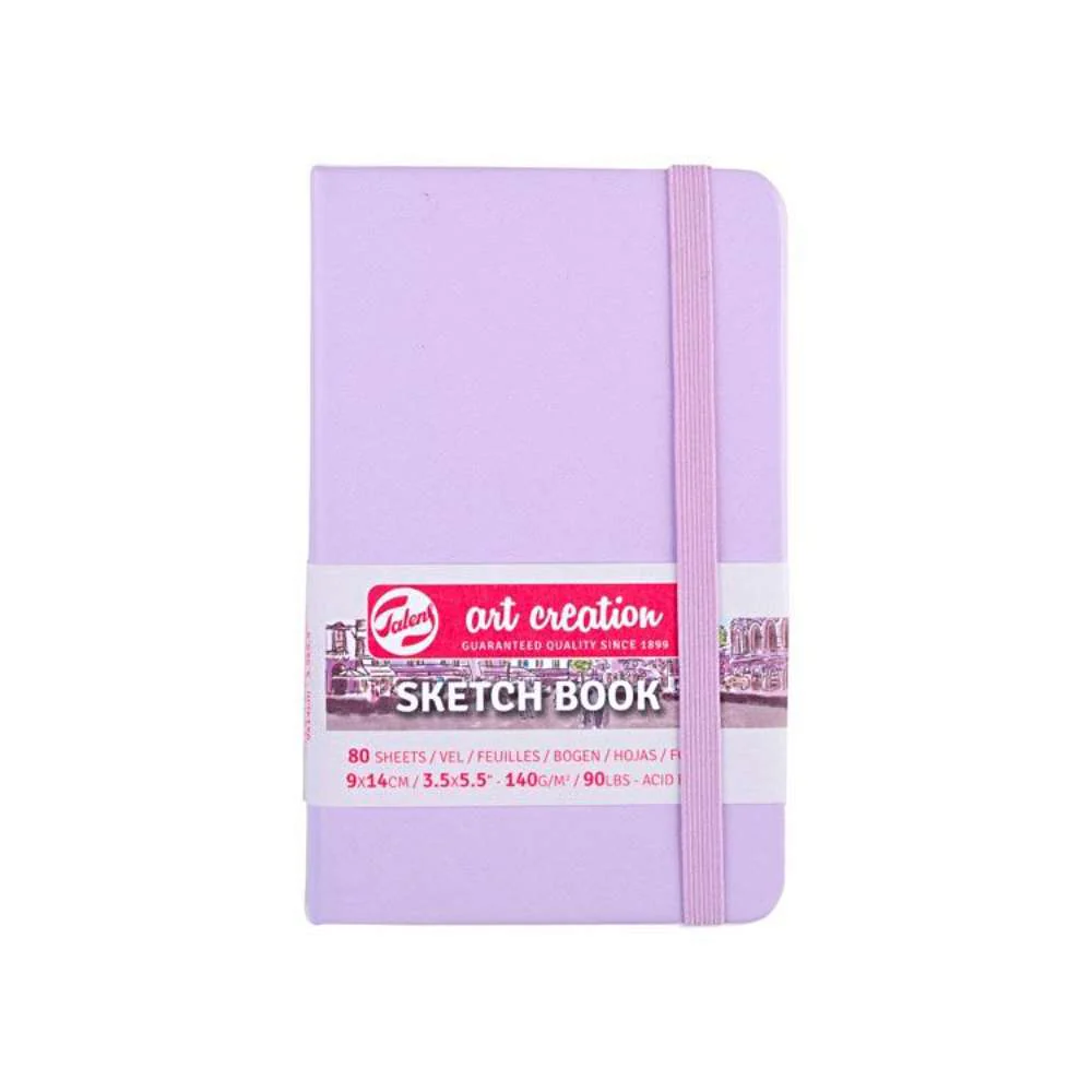 Cuaderno Sketch Violeta Pastel 9x14 Art Creation
