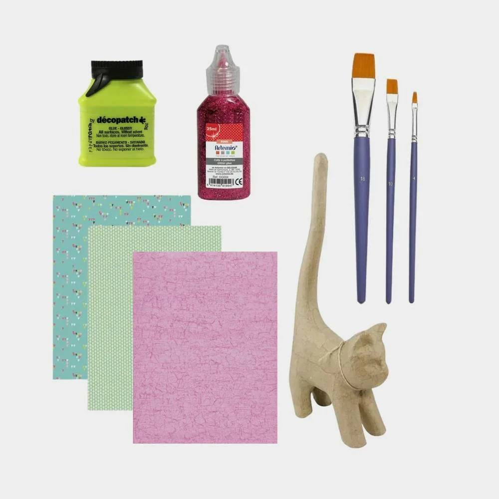 Decopatch con estilo: Kit de Iniciación para decorar figuras - Image 2