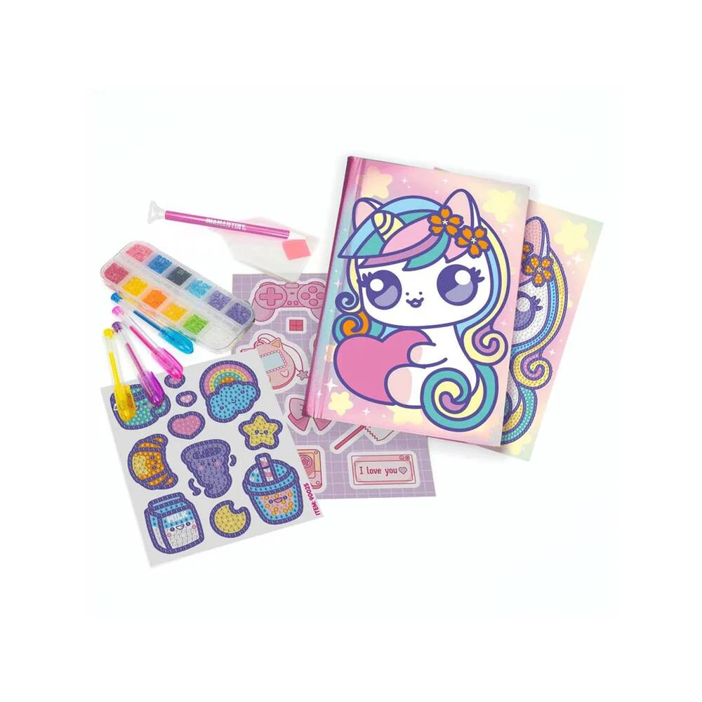 Diario Diamond Painting Unicornio Kawaii Diamantiny - Image 2