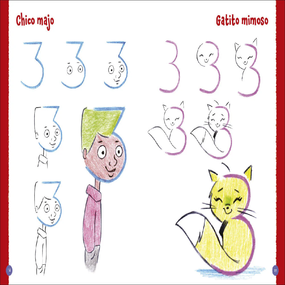 Dibujar Caricaturas con Números y Letras Editorial El Drac - Image 3