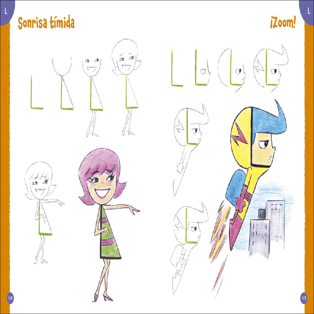 Dibujar Caricaturas con Números y Letras Editorial El Drac - Image 4