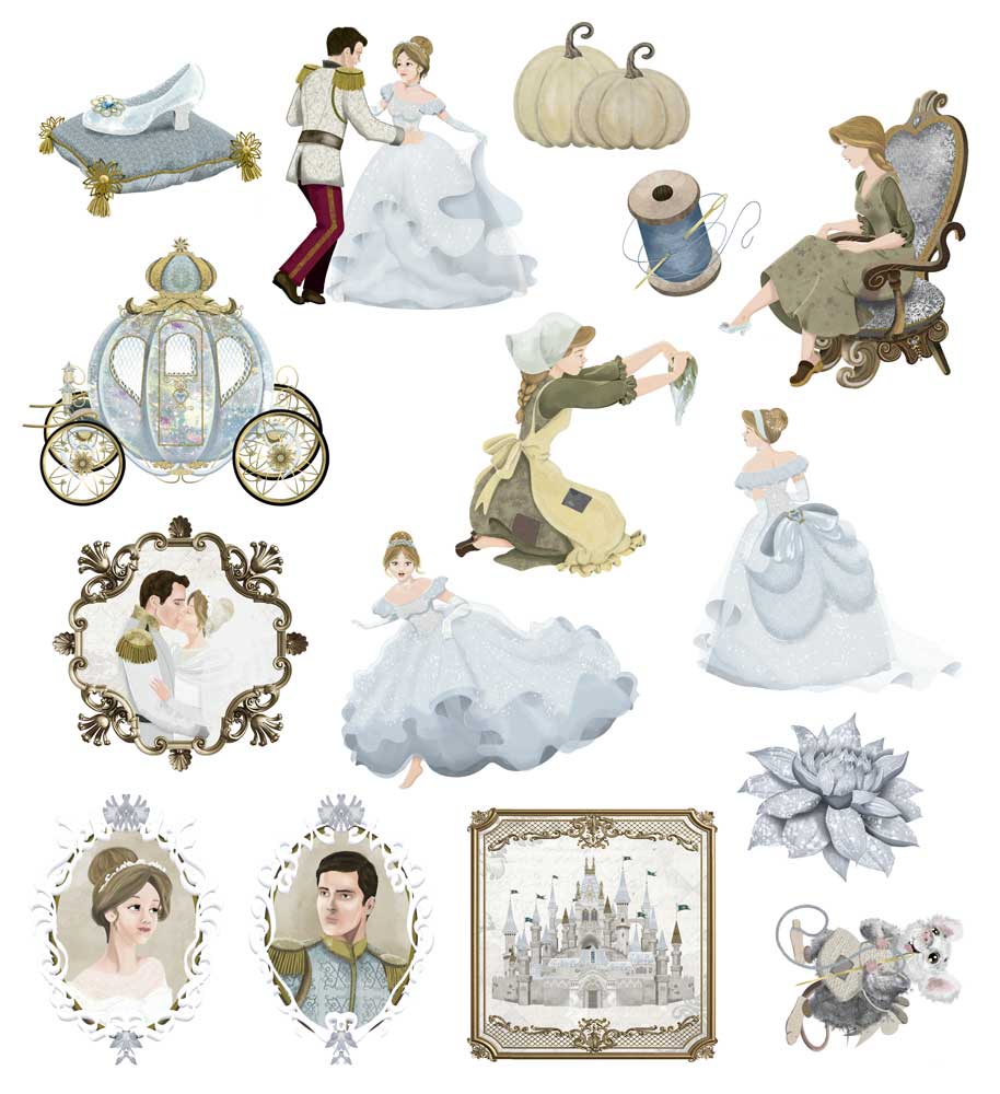 Die Cuts Cenicienta Bibbidi Bobbidi Boo Papers For You - Image 2