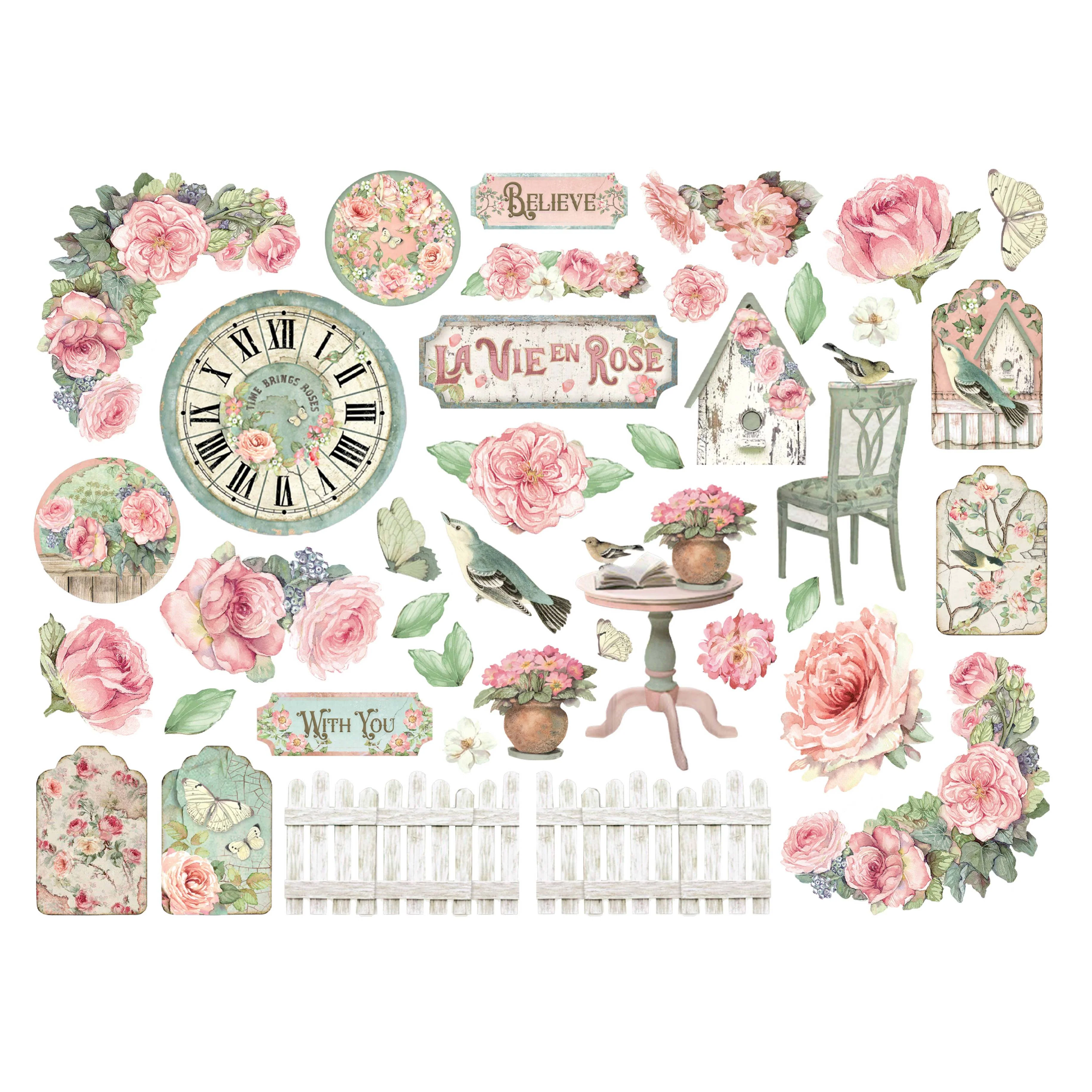 Die Cuts House of Roses Stamperia - Image 2