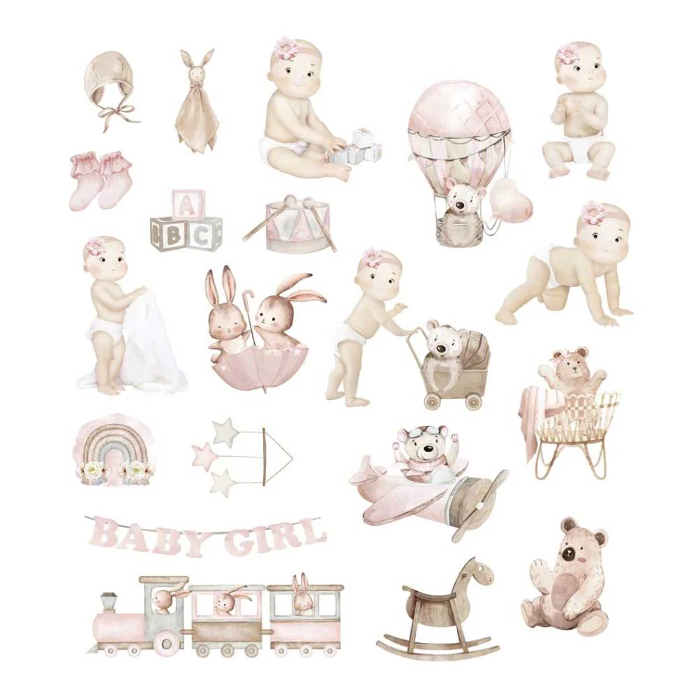 Die Cuts Lullaby Baby Girl Papers For You - Image 2