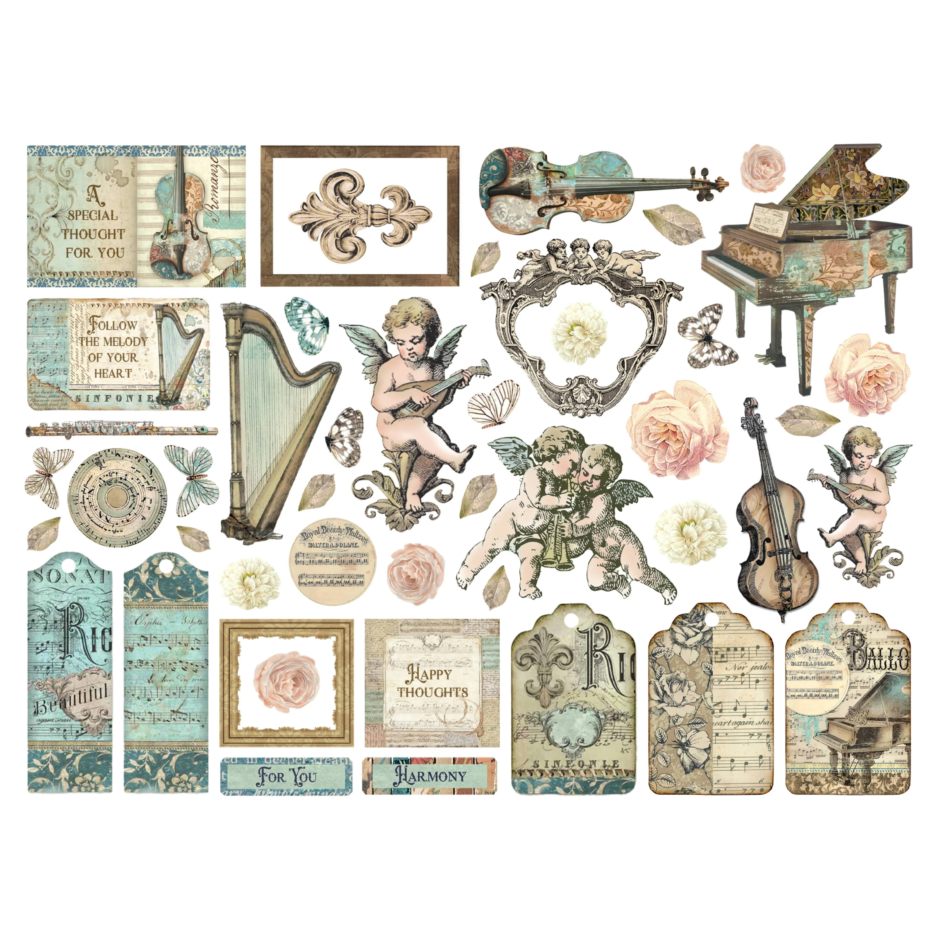 Die Cuts Music Stamperia - Image 2