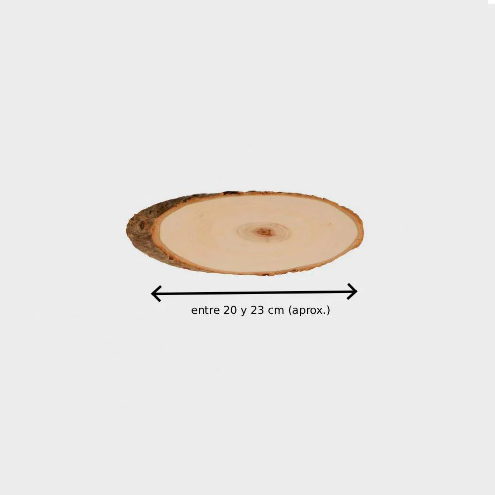 Discos Madera Oval 2 Uds 20-23cm Artemio - Image 2