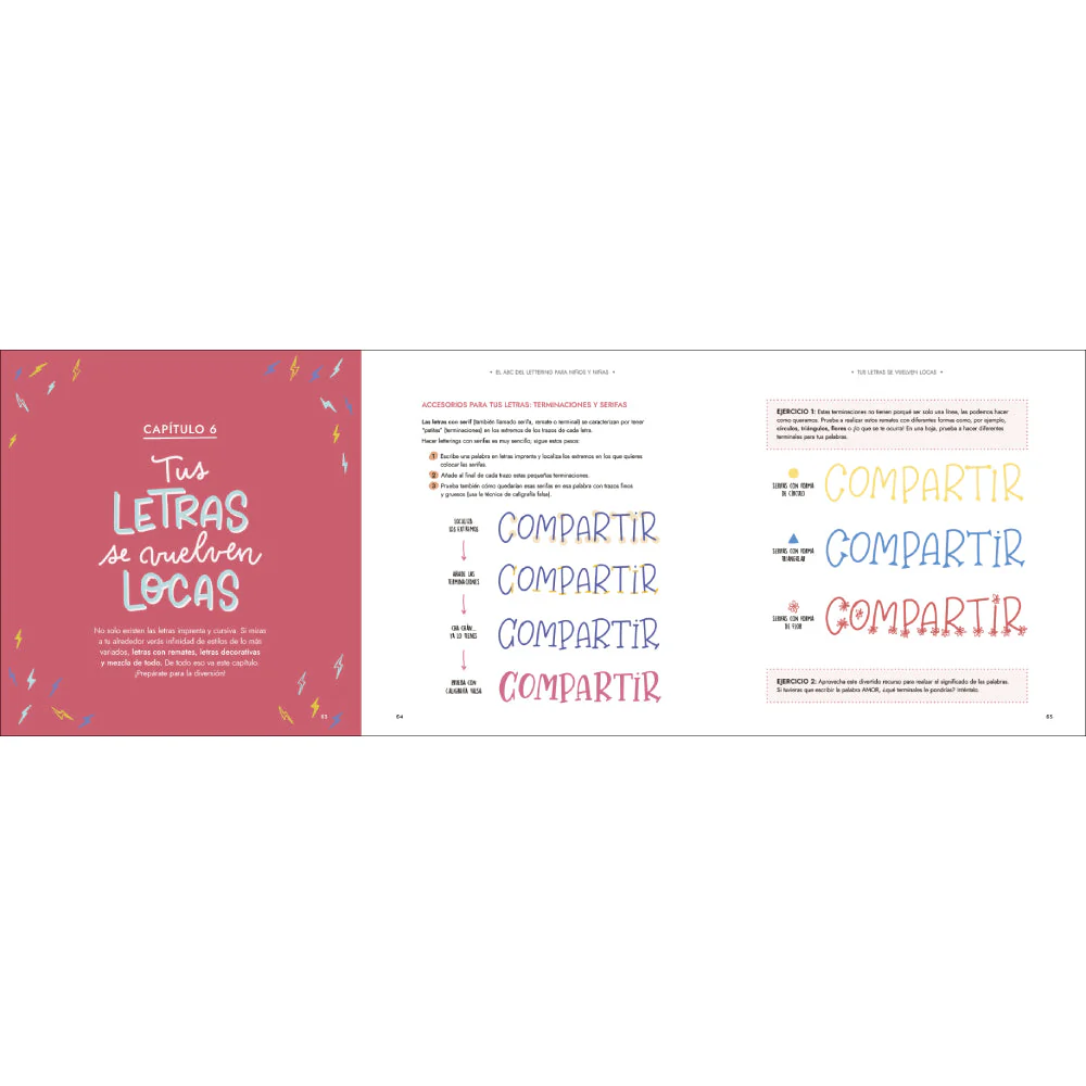 El Abc del Lettering para Niños y Niñas Editorial El Drac - Image 4