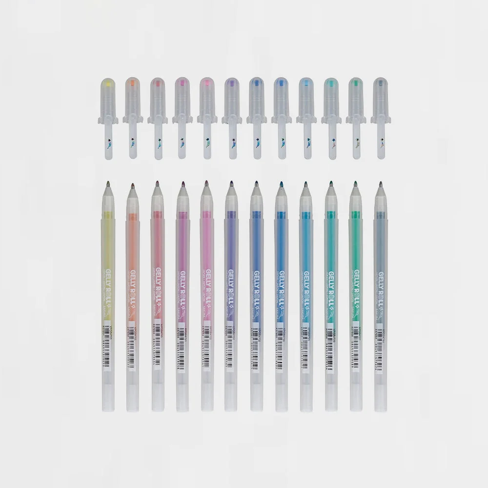 Estuche 12 Bolígrafos Gel Gelly Roll SAKURA Stardust Glitter - Image 2