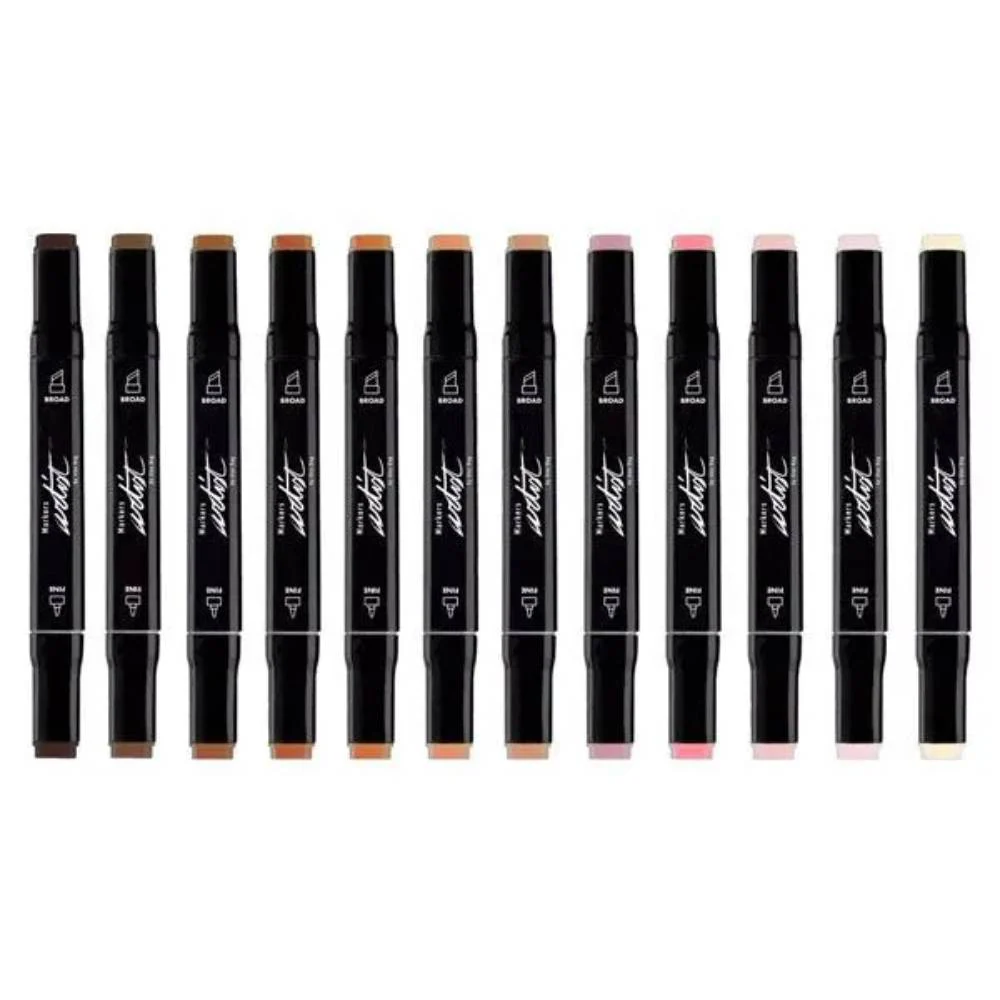 Estuche 12 Rotuladores Skin Colors Alex Bog - Image 2